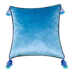 18"x18" Velvet Reversible Tassel Square Throw Pillow - Edie@Home 11 18"x18" Velvet Reversible Tassel Square Throw Pillow - Edie@Home -Northlight Store GUEST 51732543 76c3 4298 bca2 aa78e9b83b7b