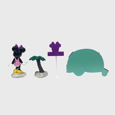Disney 4pc Polyester/Stone Minnie Mouse Miniature Garden Set 1 Disney 4pc Polyester/Stone Minnie Mouse Miniature Garden Set