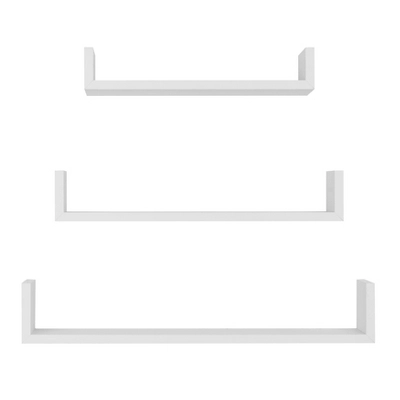3pc Aalto U-Shaped Floating Wall Shelf Set - Danya B. 17 3pc Aalto U-Shaped Floating Wall Shelf Set - Danya B. - Image 17