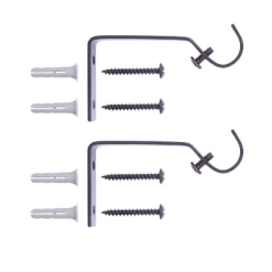 Kenney Finley 5/8" Standard Decorative Window Curtain Rod