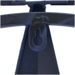 Metal Compass Distressed Wall Decor With Cream Accent Blue - Olivia & May