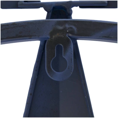 Metal Compass Distressed Wall Decor With Cream Accent Blue - Olivia & May 1 Metal Compass Distressed Wall Decor With Cream Accent Blue - Olivia & May