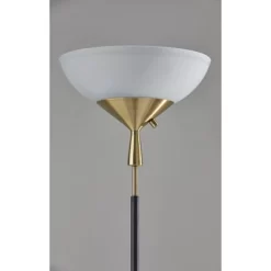 300W Noah Torchiere Black - Adesso