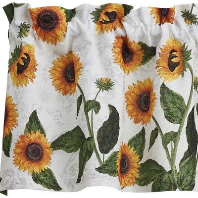 Sunflower Toile Valance 60'' X 14" 2 Sunflower Toile Valance 60'' X 14" - Image 2