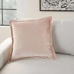 20"x20" Oversize Sofia Solid Velvet Flange Square Throw Pillow - Mina Victory -Northlight Store GUEST 55832a57 e81a 4114 90b9 d47766049b22