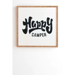 Nature Magick Happy Camper Bamboo Framed Wall Art - Deny Designs -Northlight Store GUEST 558c6cb8 167f 4ca2 8d60 c7ebbe0664e1