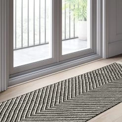 Chevron Woven Area Rug Black/White - Project 62™ -Northlight Store GUEST 558d3e29 ca7c 46e2 a360 2bb7e64abb96