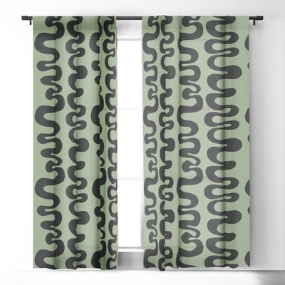 Camilla Foss Brook 84" X 50" Single Panel Blackout Window Curtain - Deny Designs 1 Camilla Foss Brook 84" X 50" Single Panel Blackout Window Curtain - Deny Designs