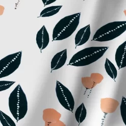 Americanflat Lollypop Flowers By Rebecca Prinn Blackout Rod Pocket Single Curtain Panel 50x84