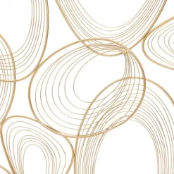 LuxenHome Gold And Black Metal Abstract Rectangular Wall Décor -Northlight Store GUEST 562d025f cc8b 4156 960f 7f192881c598