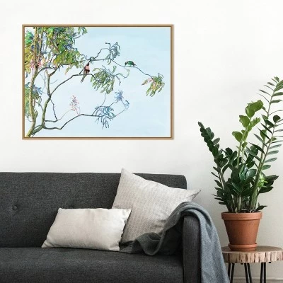 30" X 22" Eucalyptus Tree By Urban Road Framed Canvas Wall Art Light Brown - Amanti Art 5 30" X 22" Eucalyptus Tree By Urban Road Framed Canvas Wall Art Light Brown - Amanti Art - Image 5