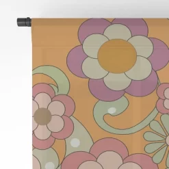 Mirimo Nostalgic 70s In Orange Single Panel Sheer Window Curtain - Deny Designs -Northlight Store GUEST 5a6adda4 c0c2 438f 98b7 dbd981b548d0