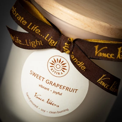 4"H Sullivans Sweet Grapefruit Candle; Multicolored 1 4"H Sullivans Sweet Grapefruit Candle; Multicolored