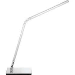 360 Lighting Jett Modern Desk Lamp 16 1/2" High Silver With USB Port And Nightlight LED Dimmer Touch On Off For Bedroom Bedside Nightstand Family Home -Northlight Store GUEST 5b454fdb 57a2 4bda 82b6 9f00f63f2538