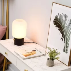 12" Cohen Table Lamp With Frosted Glass Shade - Globe Electric 6 12" Cohen Table Lamp With Frosted Glass Shade - Globe Electric -Northlight Store GUEST 5b6aff02 32d5 46e0 803a 63408945bad4