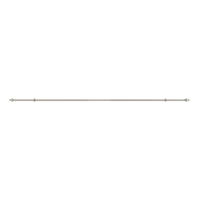 Hastings Home 1" Curtain Rod With Finials - Gray 1 Hastings Home 1" Curtain Rod With Finials - Gray