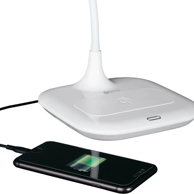 OttLite Desk Lamp With Wireless Charging (Includes LED Light Bulb) - Prevention 4 OttLite Desk Lamp With Wireless Charging (Includes LED Light Bulb) - Prevention - Image 4