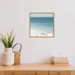 16" X 16" Sesimbra II Beach By Ingrid Beddoes Framed Canvas Wall Art - Amanti Art -Northlight Store GUEST 5d836e66 0f98 4926 9efc 2ec99c292316