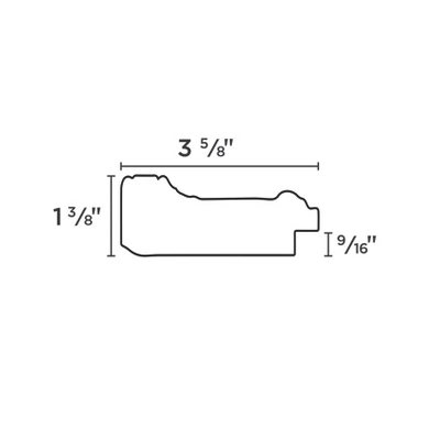 Creative Mark Museum Collection Frames Plein Aire Gold Frame 2 PACK 3.5 Inch Wide 5 Creative Mark Museum Collection Frames Plein Aire Gold Frame 2 PACK 3.5 Inch Wide - Image 5