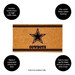 Evergreen Dallas Cowboys Logo Turf Mat, Brown- 28 X 16 Inches Indoor Outdoor Doormat 8 Evergreen Dallas Cowboys Logo Turf Mat, Brown- 28 X 16 Inches Indoor Outdoor Doormat -Northlight Store GUEST 5e455ff4 4cad 4d89 bb5a ec0e1c999e26