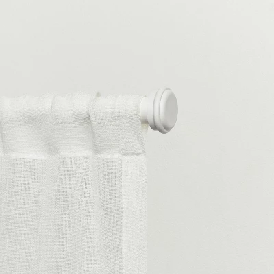 Exclusive Home Topper 1" Indoor/Outdoor Curtain Rod And Finial Set 5 Exclusive Home Topper 1" Indoor/Outdoor Curtain Rod And Finial Set - Image 5