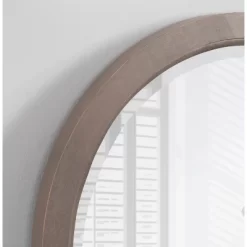 32" X 32" Hogan Round Framed Decorative Wall Mirror Gray - Kate & Laurel All Things Decor -Northlight Store GUEST 5f781be2 1292 416c a08a a72dc1195990