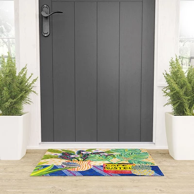Misha Blaise Design Buen Dia Looped Vinyl Welcome Mat - Society6 1 Misha Blaise Design Buen Dia Looped Vinyl Welcome Mat - Society6