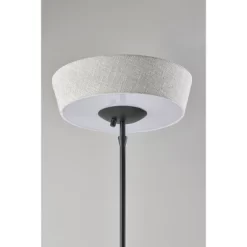 300W Harper Floor Lamp Black - Adesso