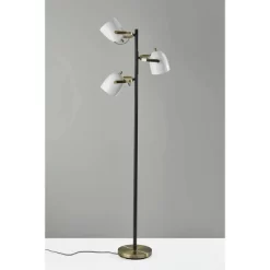 Casey Tree Lamp Black/White/Brass - Adesso -Northlight Store GUEST 643cd695 c4ec 4ab8 b5ff c91b569a2763