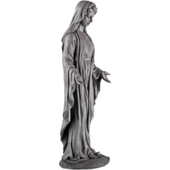 John Timberland Virgin Mary Statue Sculpture Decor Outdoor Garden Front Porch Patio Yard Outside Home Balcony Gray Stone Finish Ceramic 29" Tall -Northlight Store GUEST 6474d4c5 69d4 46ab bb3c 5762e50700c1