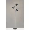 68" Draper Collection 3-Arm Tree Lamp Black - Adesso