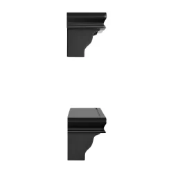 24" Set Of 2 Floating Wall Decor Display Ledge Shelves Black - Danya B. -Northlight Store GUEST 65182651 cdf2 465e b22d a0f930d5cf3d