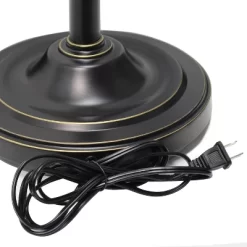 Torchiere Floor Lamp With 2 Reading Lights And Scalloped Glass Shades Restoration Bronze - Lalia Home -Northlight Store GUEST 6594299b a81b 4996 983f a2f87f4da7f4