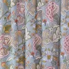 Angelica Floral Lined Curtain Panel With Rod Pocket - 2pk - Levtex Home