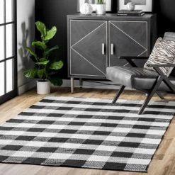 NuLOOM Rylie Buffalo Plaid Flatweave Area Rug
