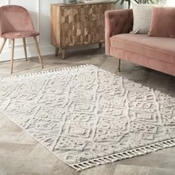 NuLOOM Diamond Shaggy Deja Area Rug