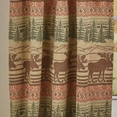Park Designs Moose Jacquard Tiers 72" X 36" 2 Park Designs Moose Jacquard Tiers 72" X 36" - Image 2