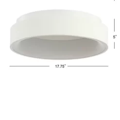 17.75" Ring Flush Mount Ceiling Light (Includes Energy Efficient Light Bulb) - JONATHAN Y -Northlight Store GUEST 6aa0844c 666e 4de1 959b 864f00e09ad1