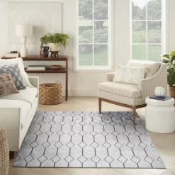 Nicole Curtis Machine Washable Series 1 Modern Trellis Indoor Rug -Northlight Store GUEST 6b4268d5 9950 4d73 af5f c8c1cae76da5