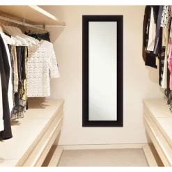 20" X 54" Non-Beveled Portico Espresso Wood On The Door Mirror - Amanti Art -Northlight Store GUEST 6b4cd643 5faa 493d b2b6 6541c14b594f