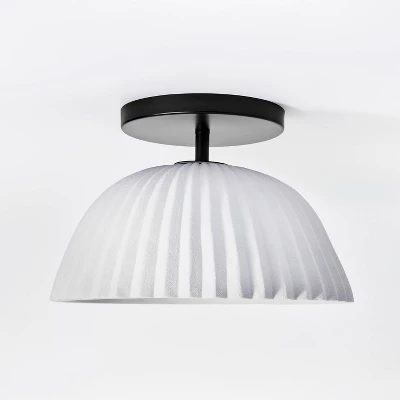Scalloped Semi-Flush Mount Ceiling Light - Threshold™ Designed With Studio McGee 4 Scalloped Semi-Flush Mount Ceiling Light - Threshold™ Designed With Studio McGee - Image 4