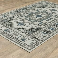 Trinity Distressed Traditional Patio Area Rug Beige/Gray - Captiv8e Designs -Northlight Store GUEST 6b556ff6 62dc 4ecb 84c2 4371b10e0edf