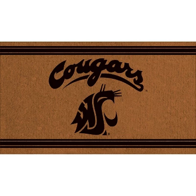 Evergreen Washington State University Logo Turf Mat, Brown- 28 X 16 Inches Indoor Outdoor Doormat 1 Evergreen Washington State University Logo Turf Mat, Brown- 28 X 16 Inches Indoor Outdoor Doormat