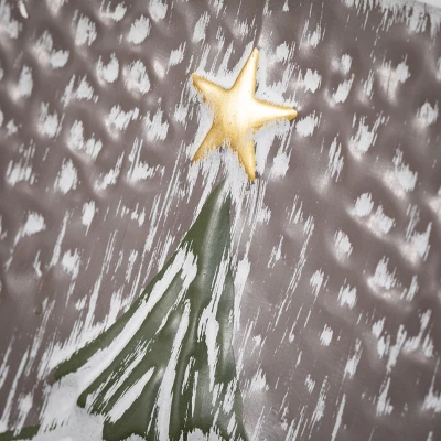 Hammered Metal Tree Wall Art Multicolor 17"H Metal 1 Hammered Metal Tree Wall Art Multicolor 17"H Metal