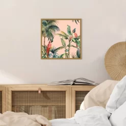 16" X 16" Tropicano II By Eva Watts Framed Canvas Wall Art - Amanti Art -Northlight Store GUEST 6e2977c1 6c83 4a05 9723 b8d09a8b5453