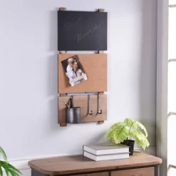 Multi-Functional Wall Memo Board With Chalkboard And Corkboard Brown - StyleCraft -Northlight Store GUEST 6ef5284e 20cd 46b2 8c5b c9a912186796
