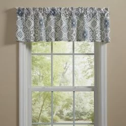 Park Designs Delft Tile Lined Valance 60"