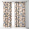 Alisa Galitsyna Magic Roses Single Panel Sheer Window Curtain - Society 6