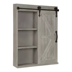 Decorative Wood Wall Storage Cabinet With Vanity Mirror Rustic Gray - Kate & Laurel All Things Decor 11 Decorative Wood Wall Storage Cabinet With Vanity Mirror Rustic Gray - Kate & Laurel All Things Decor -Northlight Store GUEST 703bfe66 a99b 4fd9 917d 1f7a8019ec3b