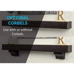 Mantels Direct Breckenridge Rustic Distressed Wood Fireplace Mantel Wall Shelf -Northlight Store GUEST 70a55ee9 c8a8 4b3f 8021 5998dc2f9702